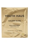 SKIN GYM 5-PACK YOUTH HAUS GOLDEN GLOW FACE MASK,GLODEN-GLOW5PCK