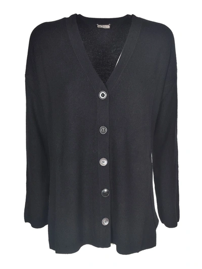 Maliparmi Wool Cardigan In Black | ModeSens
