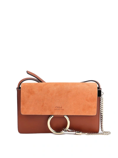 Chloé Faye Small Bag In Brown