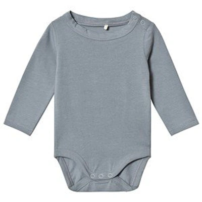 A Happy Brand Long Sleeve Baby Body Grey
