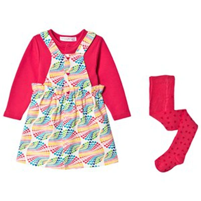 Agatha Ruiz De La Prada Babies' Pink Colour Dress Set