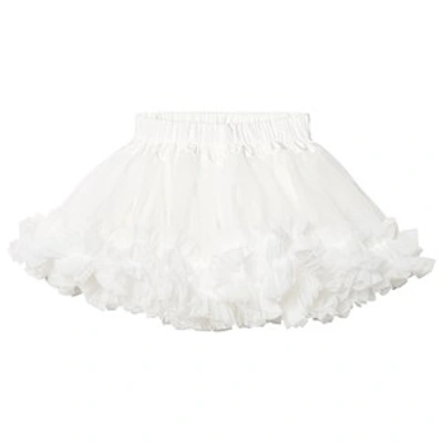 Dolly By Le Petit Tom Kids' Frilly Skirt White