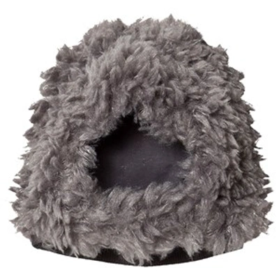 Beau Loves Quiet Grey Baby Faux Fur Hat