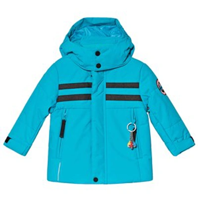 Poivre Blanc Babies'  Vivid Blue Embroidered Back Ski Jacket