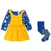 AGATHA RUIZ DE LA PRADA AGATHA RUIZ DE LA PRADA YELLOW STAR DRESS SET,1426W20