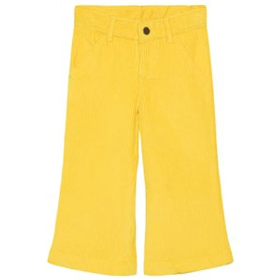 Hello Simone Kids'  Yellow Abba Corduroy Trousers