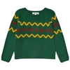 HELLO SIMONE HELLO SIMONE SPITI GREEN MARMOTTE JUMPER,AW20-MSSG