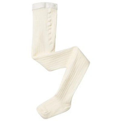 Mp Babies'  Off-white Pad Wool Tights
