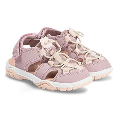 Kuling Babies'  Woody Rose Palm Springs Sandals In Pink