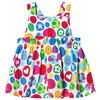 AGATHA RUIZ DE LA PRADA WHITE MULTI PRINT JERSEY SUN DRESS,7200