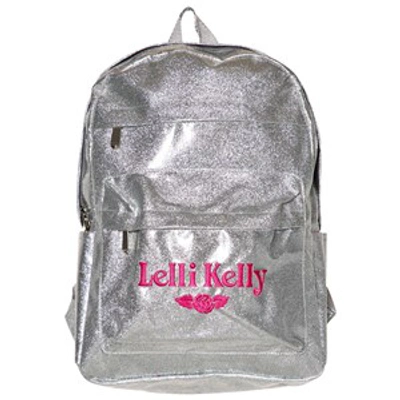 Lelli Kelly Kids'  Silver Glitter Rucksack