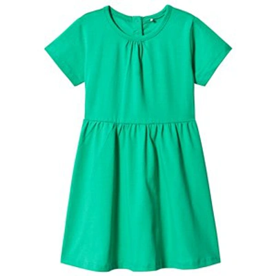 A Happy Brand Kids' Green Short Sleeve Dress