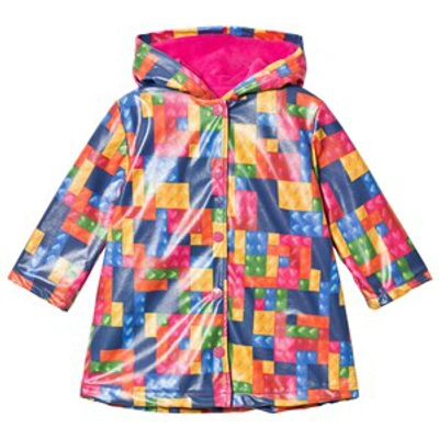 Agatha Ruiz De La Prada Babies'  Multicolour Block Winter Coat In Pink