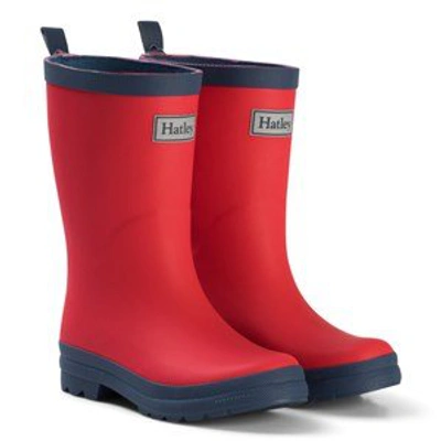 Hatley Red & Blue Rain Boots