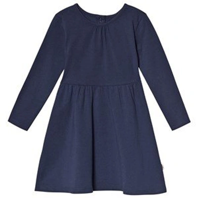 A Happy Brand Kids' Long Sleeve Dress Navy