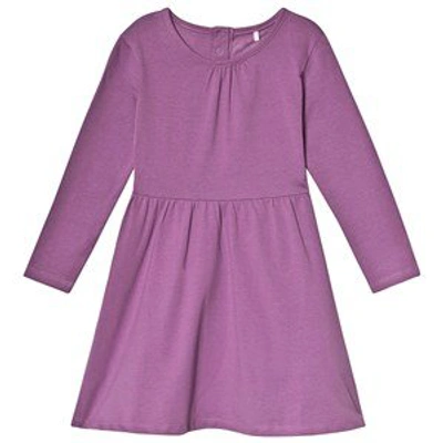 A Happy Brand Kids' Purple Long Sleeve Dress