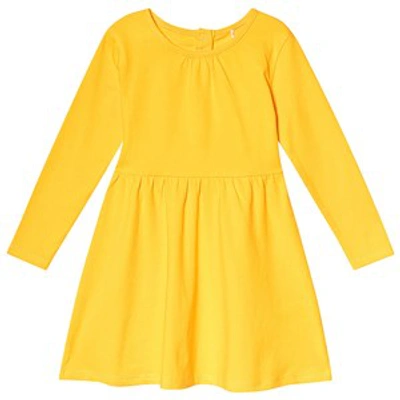 A Happy Brand Kids' Yellow Long Sleeve Dress