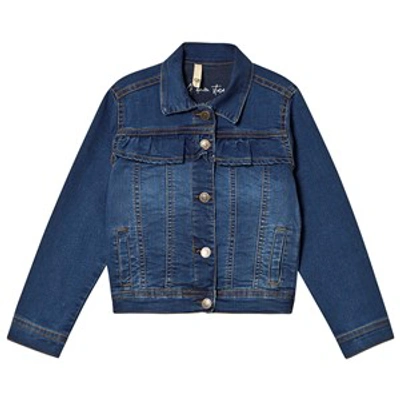 A Denim Story Kids'  Blue Frill Denim Jacket