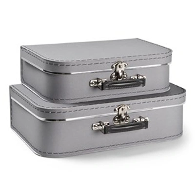 Jox 2-pack Suitcase Gray In Grey