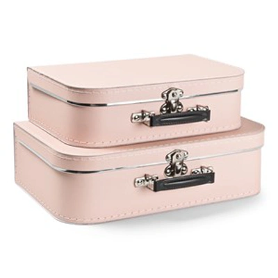 Jox Childrens Suitcases Set Of 2 Pink