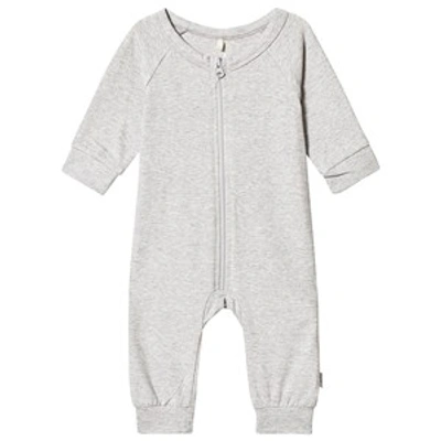 A Happy Brand Grey Melange Baby Bodysuit