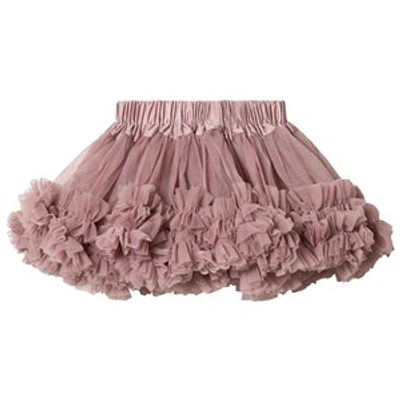 Dolly By Le Petit Tom Kids' Frilly Skirt Mauve In Pink