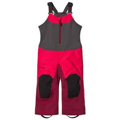 Bergans Babies'  Red And Grey Ruffen Insulated Ski Pants