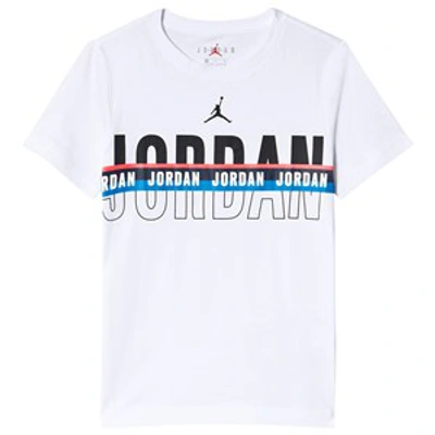 Air Jordan Kids'  White Branded T-shirt