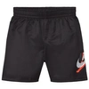 AIR JORDAN AIR JORDAN BLACK JUMPMAN POOLSIDE SHORTS,857192-023