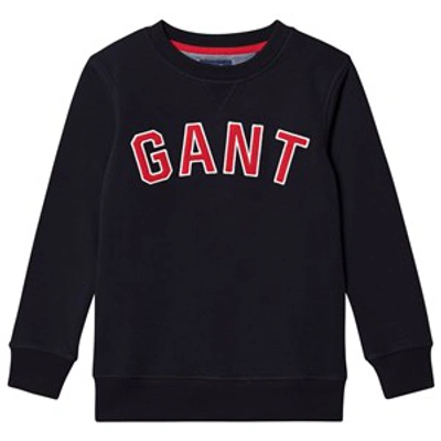 Gant Kids'  Navy  Embroidered Sweatshirt