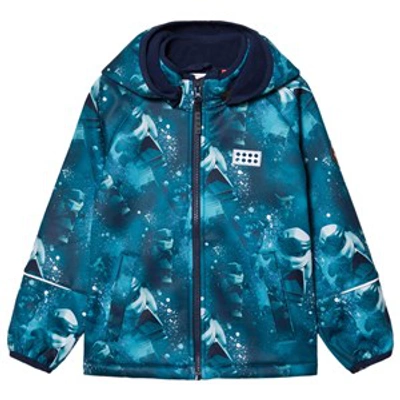 Lego Wear Dark Turquoise Sam Softshell Fleece Jacket In Turquise