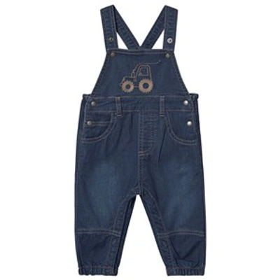 Hust&claire Babies' Denim Mads Overalls In Blue