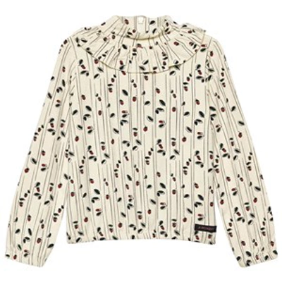 A Monday In Copenhagen Kids'  Lemon Icing Sigrid Blouse In Cream