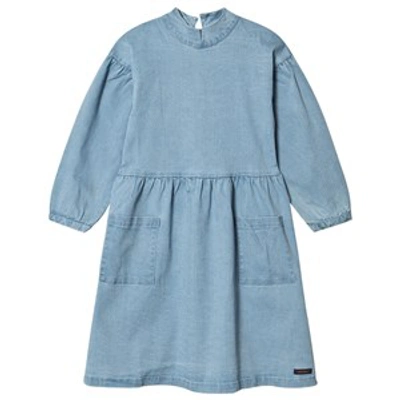 A Monday In Copenhagen Kids'  Citadel Blue Inaya Dress