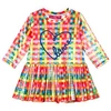 AGATHA RUIZ DE LA PRADA AGATHA RUIZ DE LA PRADA PINK PRINT AND PLEATED DRESS,7VE3349