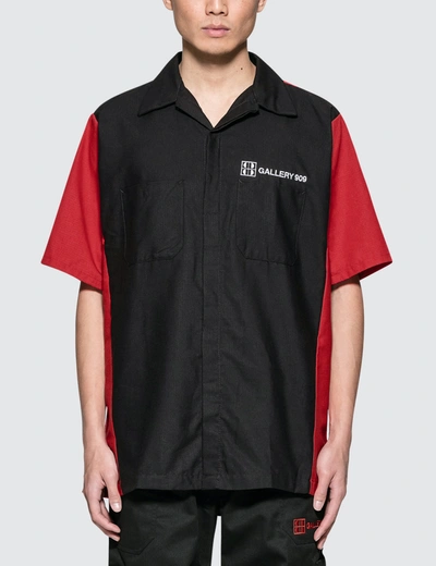 Gallery 909 Double Panel Shirt In Black