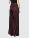 ALEXANDER WANG T SLEEK FRENCH WIDE LEG PANTS WITH T DETAIL