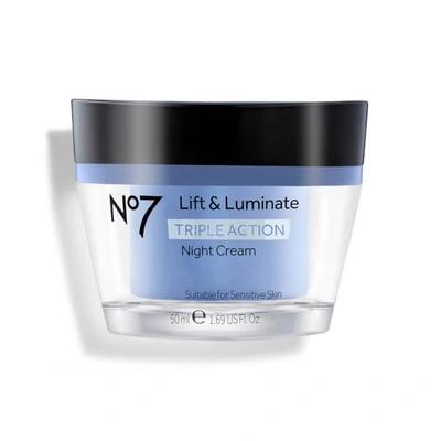 No7 Lift And Luminate Triple Action Night Cream 1.69oz