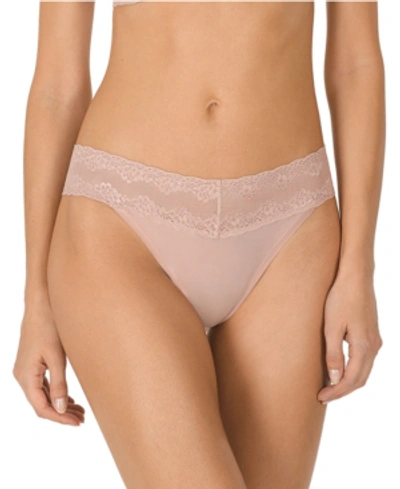 NATORI BLISS PERFECTION LACE-WAIST THONG UNDERWEAR 750092
