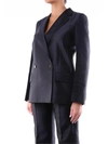 GIVENCHY GIVENCHY WOMEN'S BLUE WOOL BLAZER,BW309R12MNBLUNOTTE 40