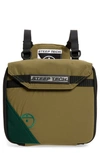 The North Face Steep Tech Chest Pack In Burnt Olive Green/ Tnf Black