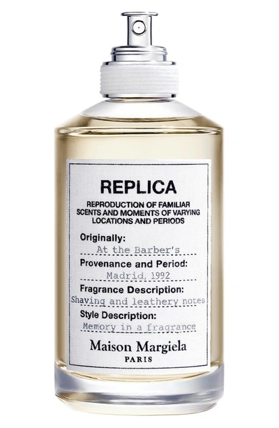 Maison Margiela Replica At The Barber's Eau De Toilette Fragrance, 1 oz In Transparent