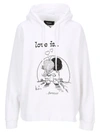 DSQUARED2 DSQUARED2 LOVE IS FOREVER PRINT HOODIE