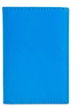 Comme Des Garçons Super Fluo Bifold Cardholder In Blue