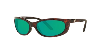 Costa Del Mar Costa Man Sunglasses 6s9058 Fathom In Green Mirror