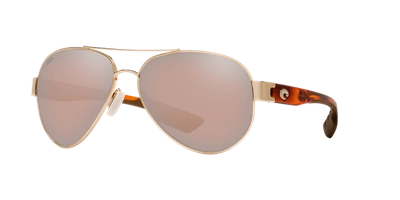 Costa Del Mar Costa Unisex Sunglasses 6s4010 South Point In Copper Silver Mirror
