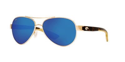Costa Del Mar Costa Unisex Sunglasses 6s4006 Loreto In Blue Mirror