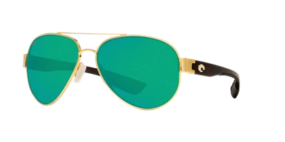 Costa Del Mar Costa Unisex Sunglasses 6s4010 South Point In Green Mirror