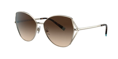 Tiffany & Co . Woman Sunglasses Tf3072 In Brown Gradient