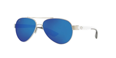 Costa Del Mar Loreto Polarized Blue Mirror Aviator Sunglasses Lr 21 Obmglp